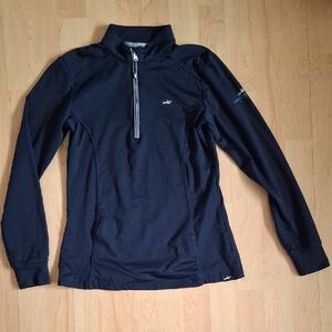 Schockemole Sports Navy Half-Zip Winter Page Pullover Size S